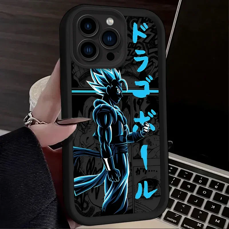 thumbnail image 1 of Funda de teléfono de Anime Cool Man DBZ, carcasa de silicona mate suave a prueba de golpes para iPhone 11, 12, 13, 14, 15 Pro Max, XS, X, XR, 8, 7, 6S Plus, SE 2020, 1 of 5