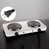110/220V Electric Burner Hotplate Coffee Heating Stove 2 Pots Heater Induction Cooker Stove Furnace Adjustable Temperature 2000W 3