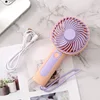 Mini Portable Fans 3 gear Handheld USB Rechargeable Fan Mini Desktop Air Cooler Outdoor Fan Cooling Travel Hand Fans 5