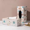 Nordic Colorful Shell Tissue Box Handmade Mother-of-pearl Pumping Paper Box Home Living Room Coffee Table Storage Supplies 2