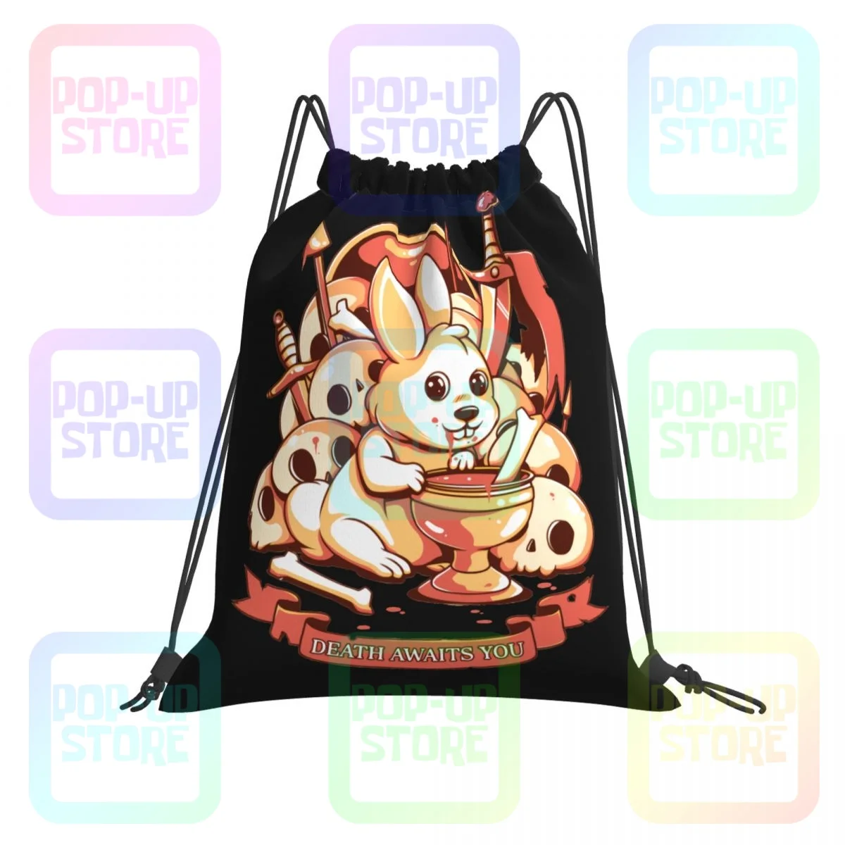 Сумка на шнурке Killer Rabbit Iii сумка для спортзала милая обуви покупок школьная