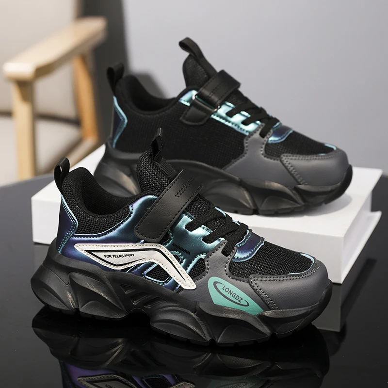 New Boy Sneaker 4 To 12 Years Children Casual Shoes Platform School Tennis Sneaker Breathable Mesh Summer Boy Sports Shoes