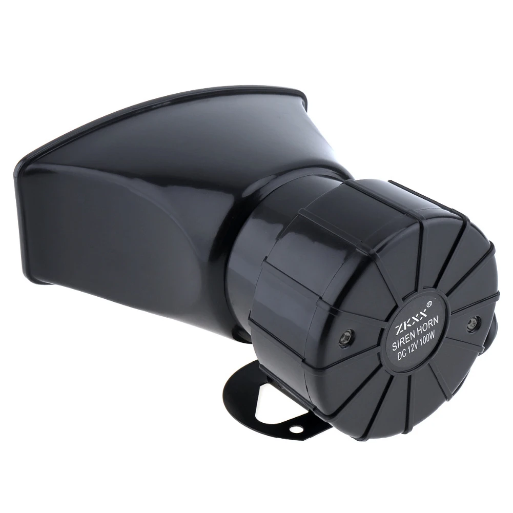 Car Air Horn Car Siren Horn Warning Buzzer Speaker 12V 150DB 7 Sound Super Loud Multipurpose