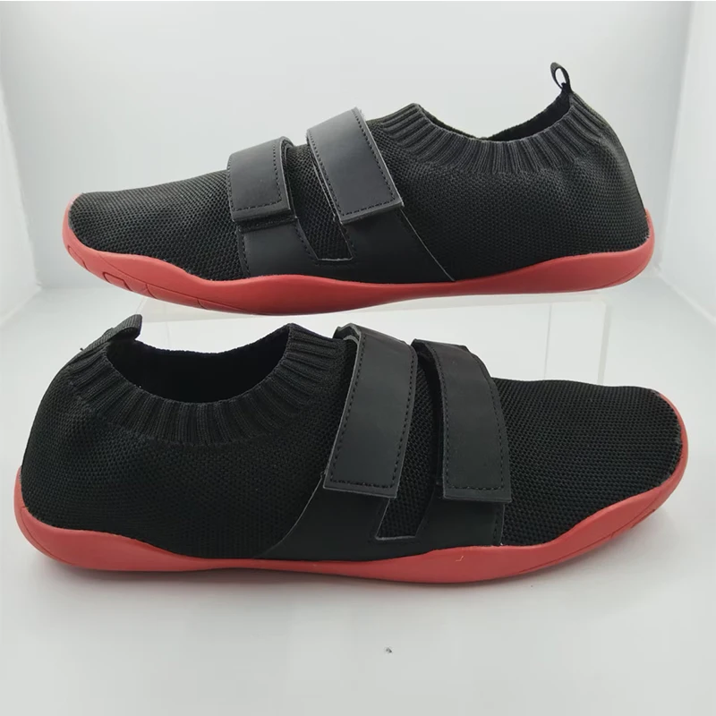 35-46# Unisex Gym Sports Hard Pull Squat Training Shoe Pro Hook & Loop Weightlifting Shoes Outdoor Casual Sports Shoe Sumo Shoes sport shoes,squat training shoes