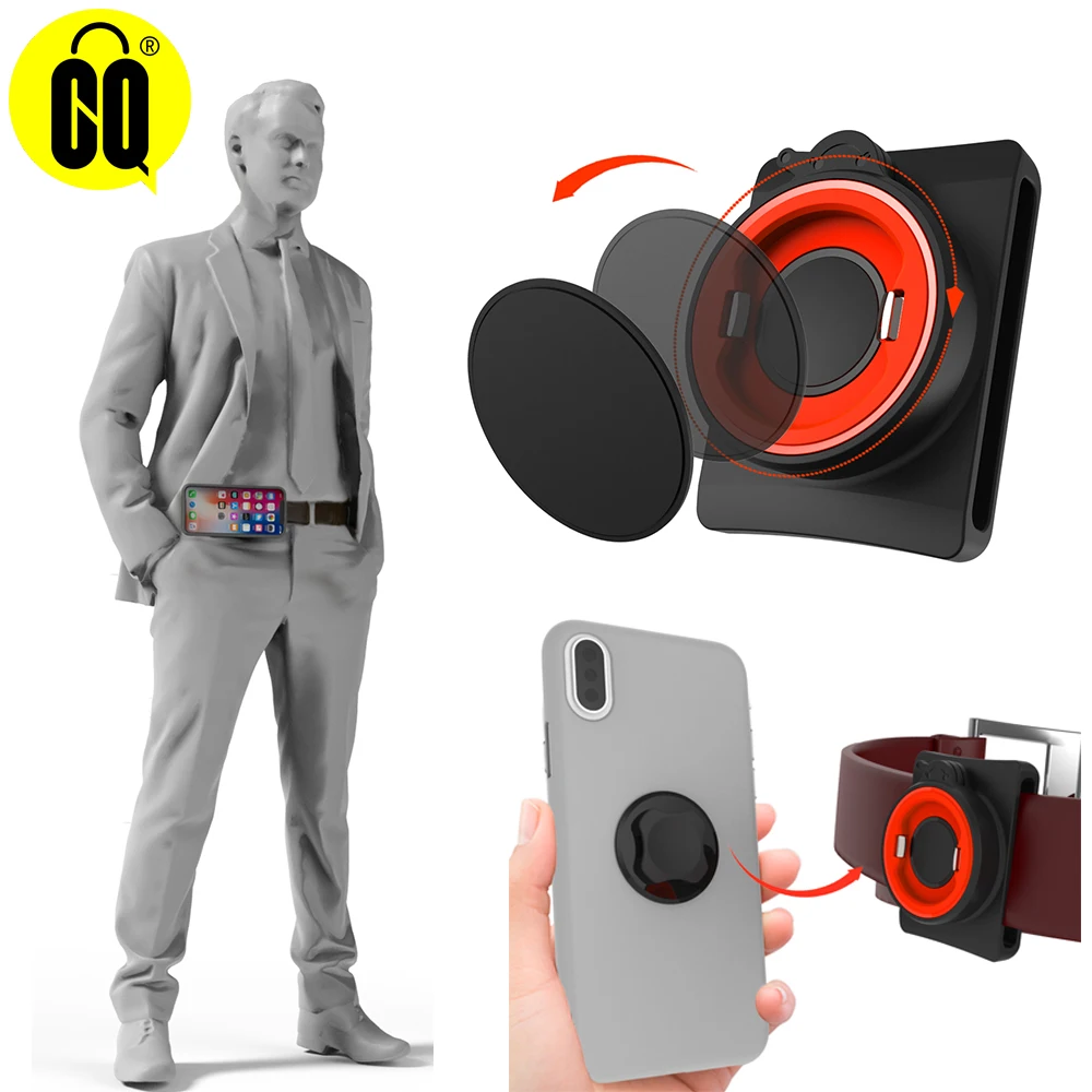 Suporte de Clipe de Correia de Telefone Universal Montagem Rápida Iphone 11 11 Pro 11 Pro Max x xs xs Max xr Samsung Huawei Xiaomi