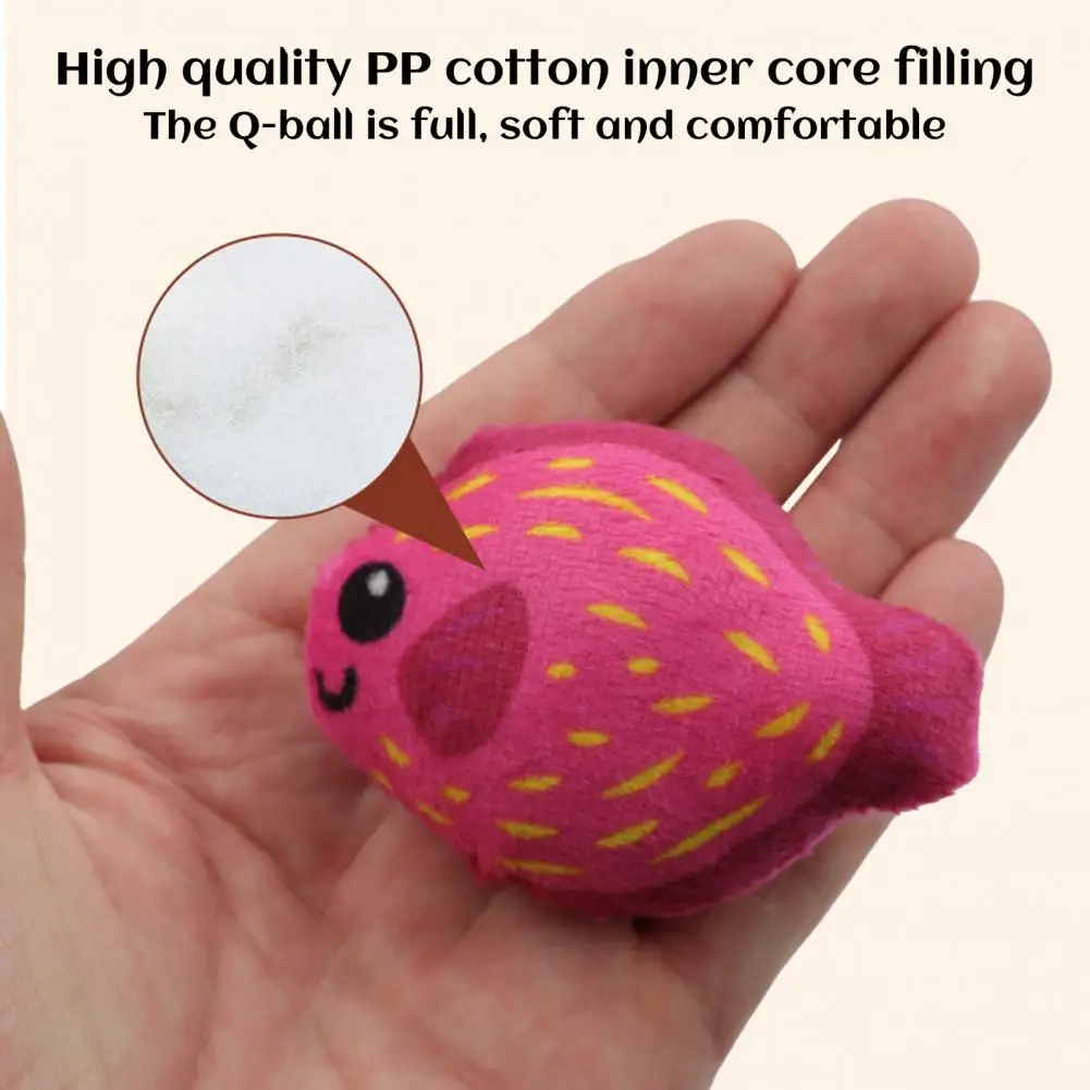 

Cat Toys for Pets Fish Shape Cat Dog Chew Toys for Anxiety-reducing Teeth Soft Plush Stuffed Pet Toy for Emotional Soothing
