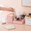 Makeup Organizer With Drawers Desktop Storage Box for Cosmetics Lipstick Brushes Lotions Eyeshadow 5
