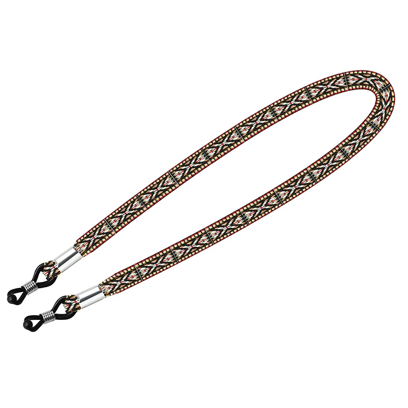 6 Pezzi Catene Porta Occhiali Boho Multicolori – Cinturini Intrecciati In Cotone E Poliestere, Antismarrimento