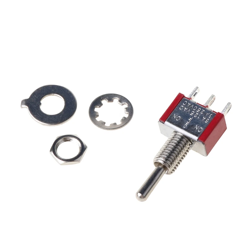 

AC250V 2A 120V 5A Mini Momentary Toggle Switch SPDT 3 Position 3 Pins ON-Off-ON Toggle Switch Car Boat Switches Drop Shipping