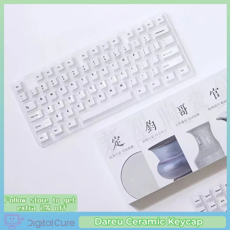 Dareu セラミックキーキャップ 123 キー滑らかな表面チェリー Hifi