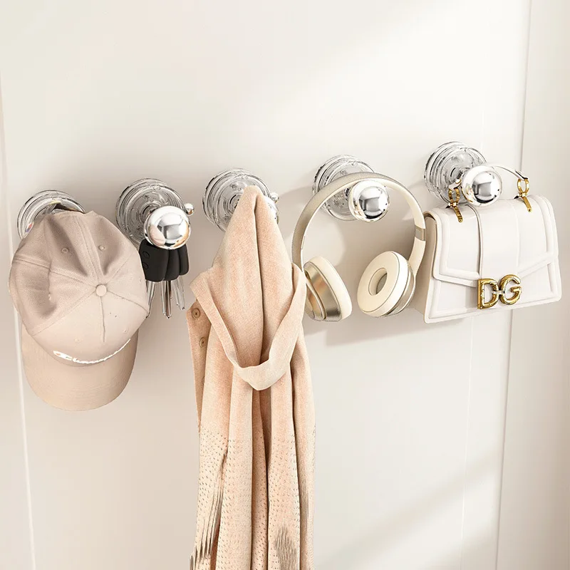 Suction Cup Door Handle Kitchen Sliding Door Armrest Window Glass Sliding Handle Non Perforated Refrigerator Cabinet Door