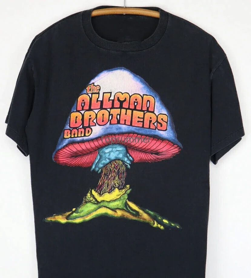 

Vintage Allmans Brothers Band Men T-Shirt Black Tee All Sizes S-23Xl Yy216