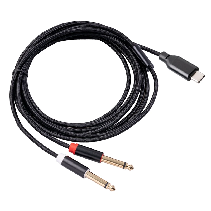 USB C- 6.35Mm ׷ Y й ̺, Ʈ , º, Ʈ, , ͽ ֿܼ TRS  ڵ