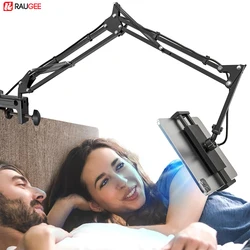 Tablet Stand For Bed Desk iPad Samsung Xiaomi Pad Holder Adjustable Arm Rotating Mount 4-12.9inch Phone Support Tablet Bracket