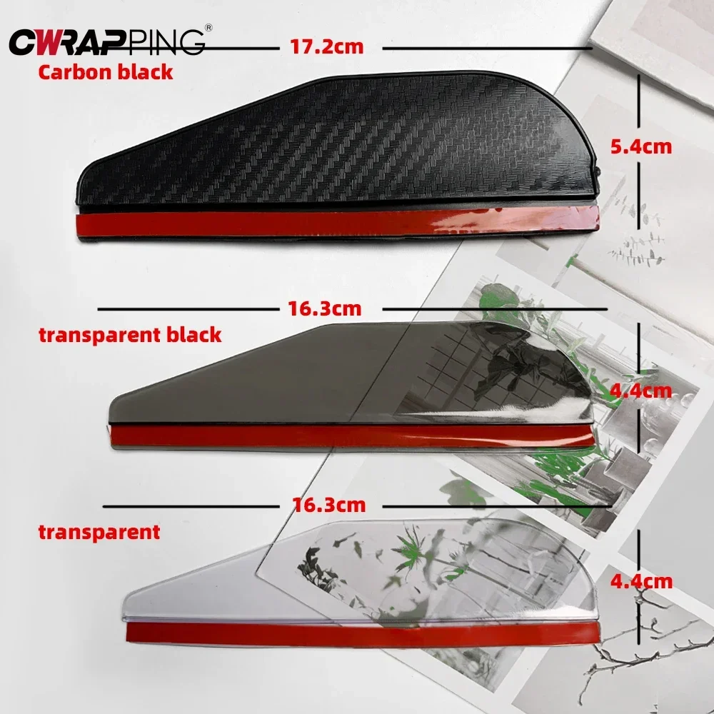 Rearview Mirror Protector Car Rearview Mirror Rain Eyebrow Carbon Fiber Sun Visor Shade Clear Vision Rain for Car Rearview Covers Accessories