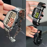 Stainless Steel Strap For Redmi Watch 4 5 Metal Luxury Band Replacement Watchband For Xiaomi Mi Band 9Pro 8 Pro Bracelet Correa