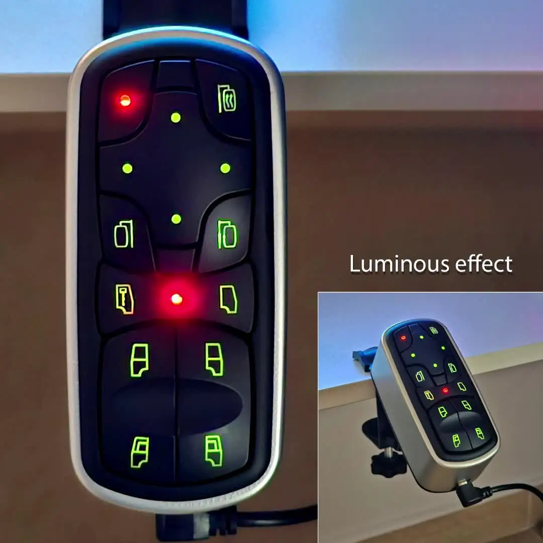 Pc USBガラスリッターボタンボックス、ets2 omsi2、logitech g29、g27