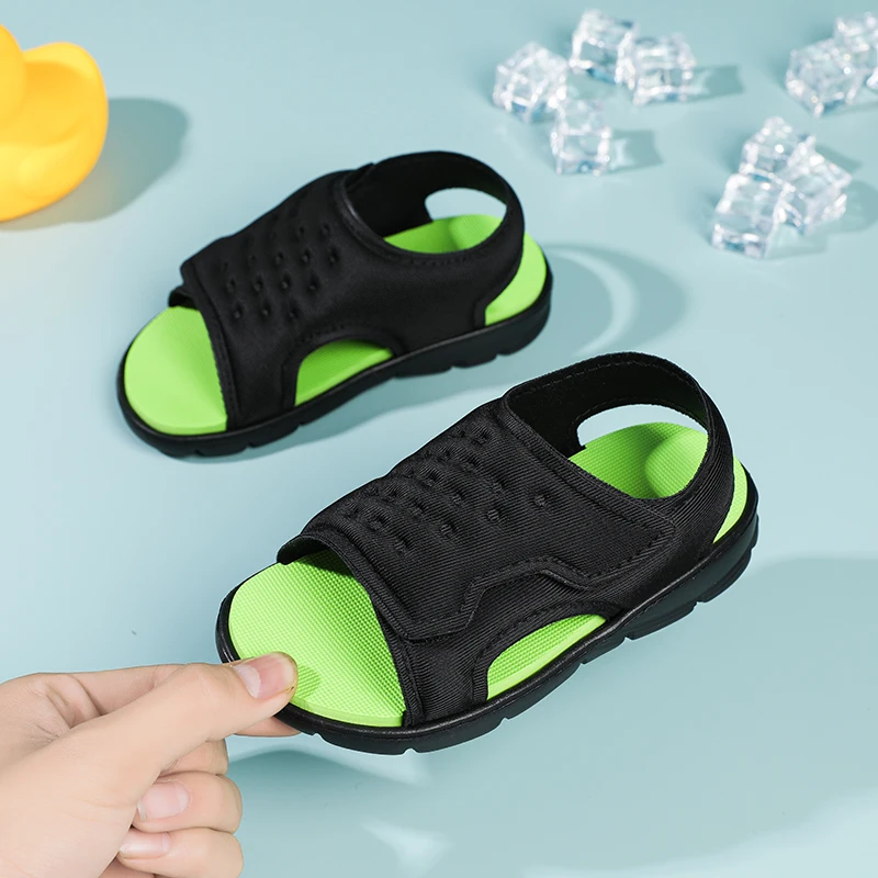 Baby Shoes Kids Shoes Children Sandals Kids Sandals Beach Shoes Summer Boys Sandals Kids Shoes Beach Mesh Sandalas Baby Soft Light Sandals Sports Shoes Girls Hollow Out Fashion Sneakers