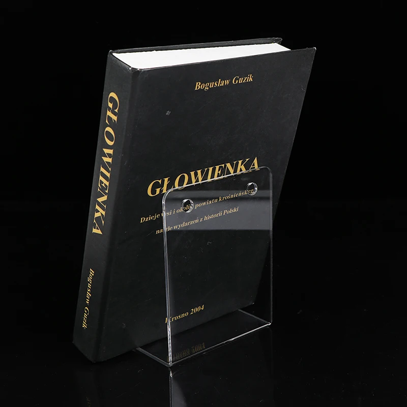 

Прозрачная акриловая подставка для книг, 1 шт., настольная декоративная полка для хранения, подставка для книг, школьные канцелярские принадлежности
