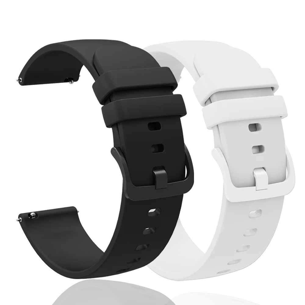 Premium Silicone Sports Watch Strap - 18mm, 20mm, 22mm