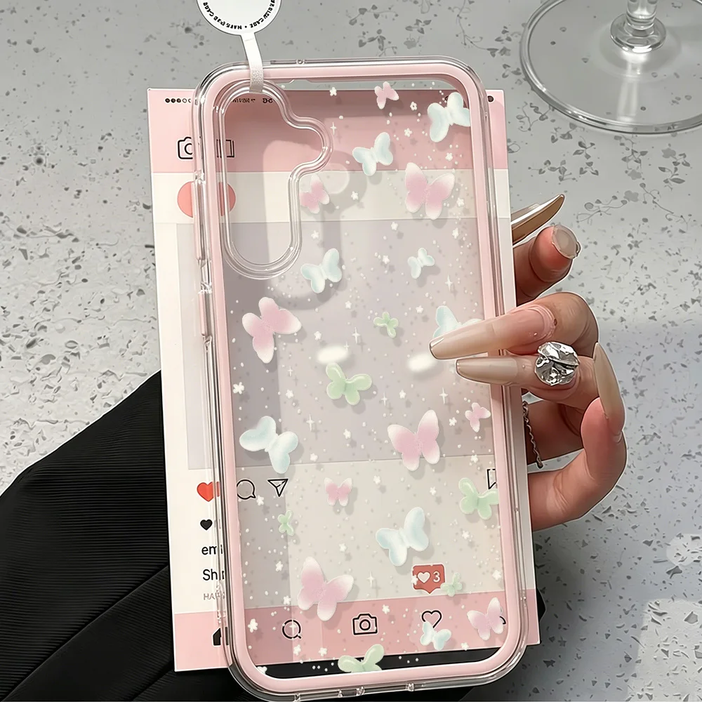 Elegant Black Butterfly Phone Case - Stylish Protective Cover