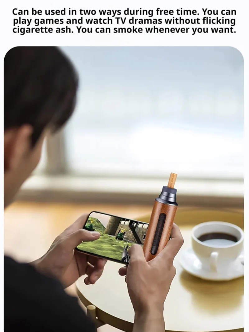 휴대용 차량용 재떨이 게으른 사람들을 위한 무연 무재가스 흡연 탱크 야외 여행 운전자용 셀프 스토리지 재떨이 재가 떨어지지 않게