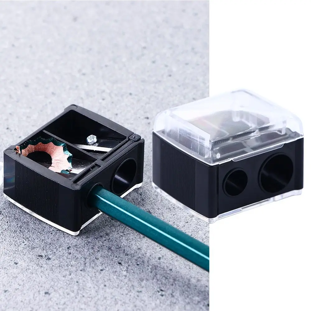 

Purpose Stationery Makeup Pencil Mechanical Pencil Sharpener Cosmetic Sharpener Double Holes Pencil Sharpener Makeup Sharpeners