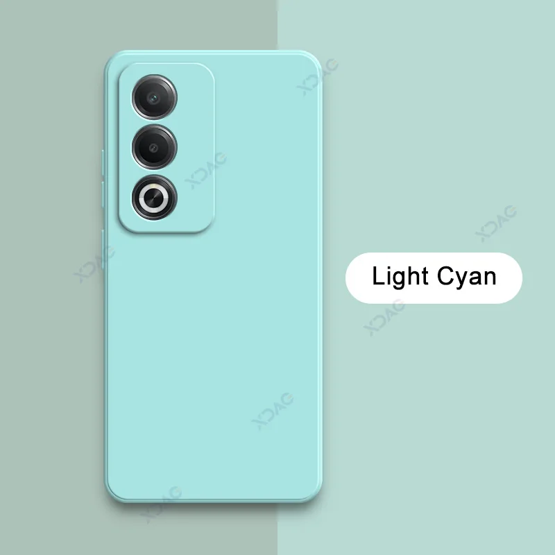Luxury Dual Layer Cellphone Case with Soft Square Liquid Silicone Armor