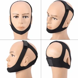 2pcs Anti Snoring Headband Chin Strap Belt Stop Snoring Sleep Apnea Jaw Care Triangle Sleeping Support Mask Snore Belt For Man