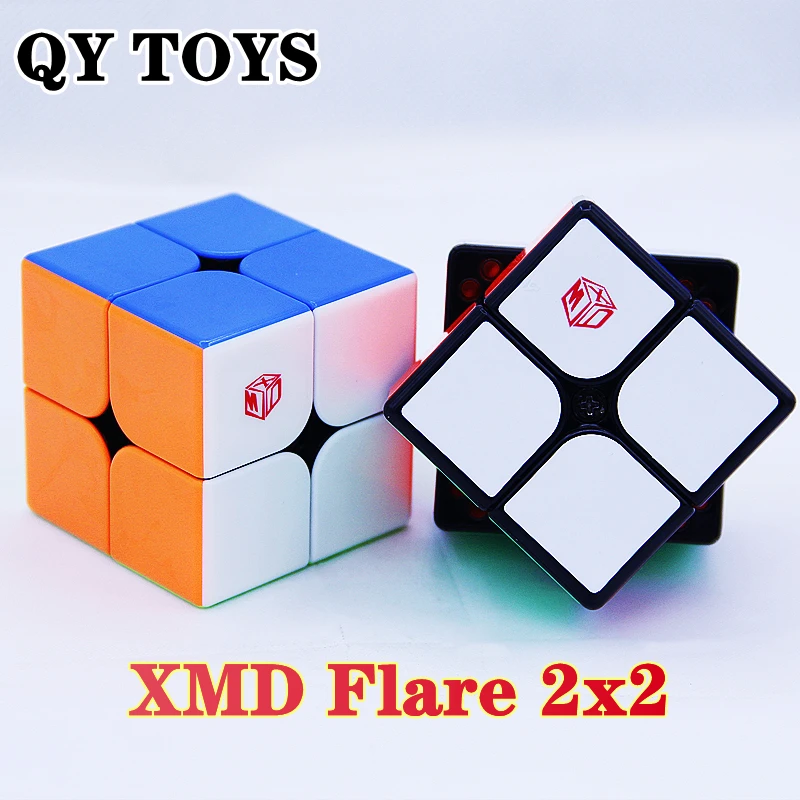 

QiYi XMD Flare 2x2 Cube Magnetic MoFangGe X-Man Puzzle 2x2x2 Magic Cubo game speed cube children Anti-Stress educational toy