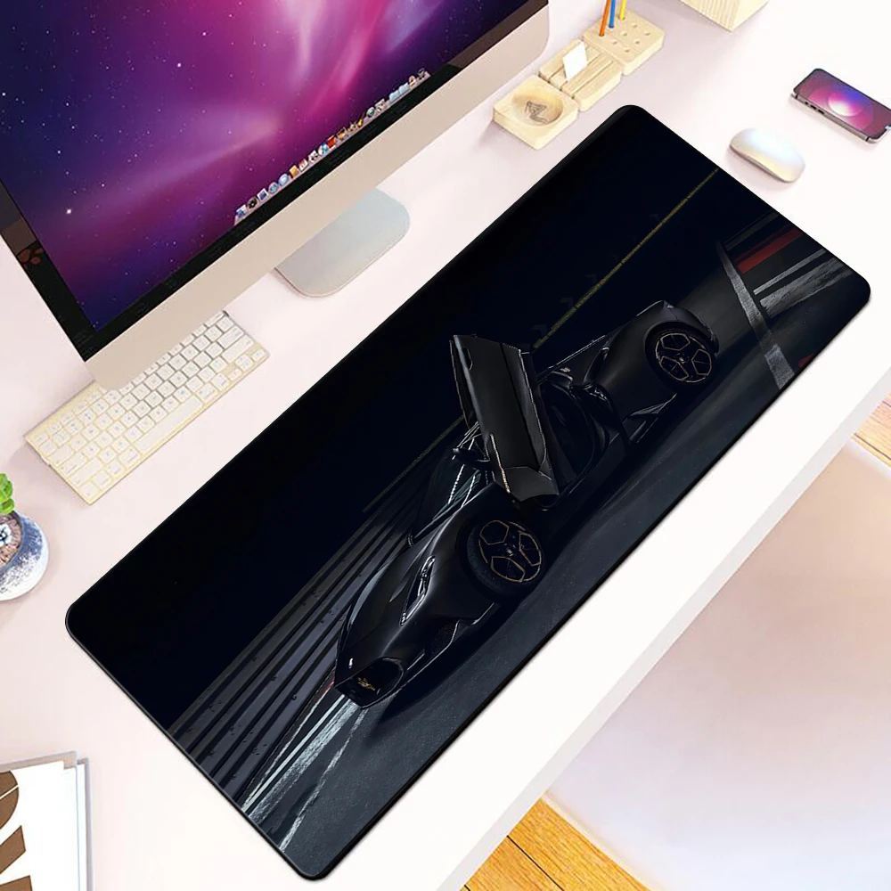 

Cool logo luxury Maseratis Mousepad HD Printing Computer Gamers Locking Edge Non-slip Mouse Pad XXL90x40cm Keyboard PC Desk Pad