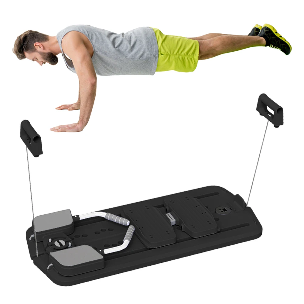 Multifunctional Fitness Board Abdominal Board Non Slip Workout Phone Holder Push Up Home Gym Equipment
