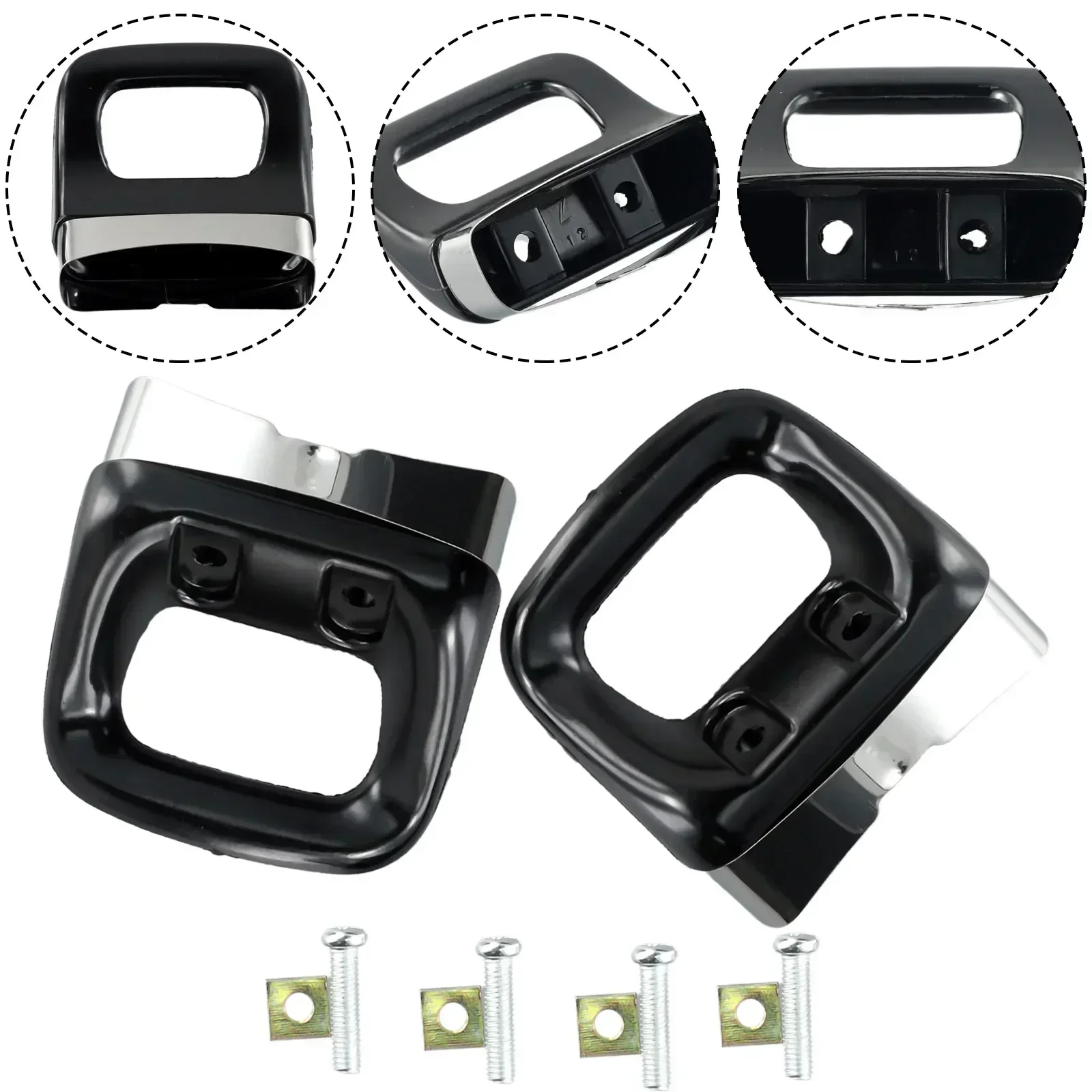 2pc Bakelite Pot Handles Anti-scalding Pot Ears Replacement Side Handle Kitchen Cookware Short Handle Accessory cookware accessories pot handle