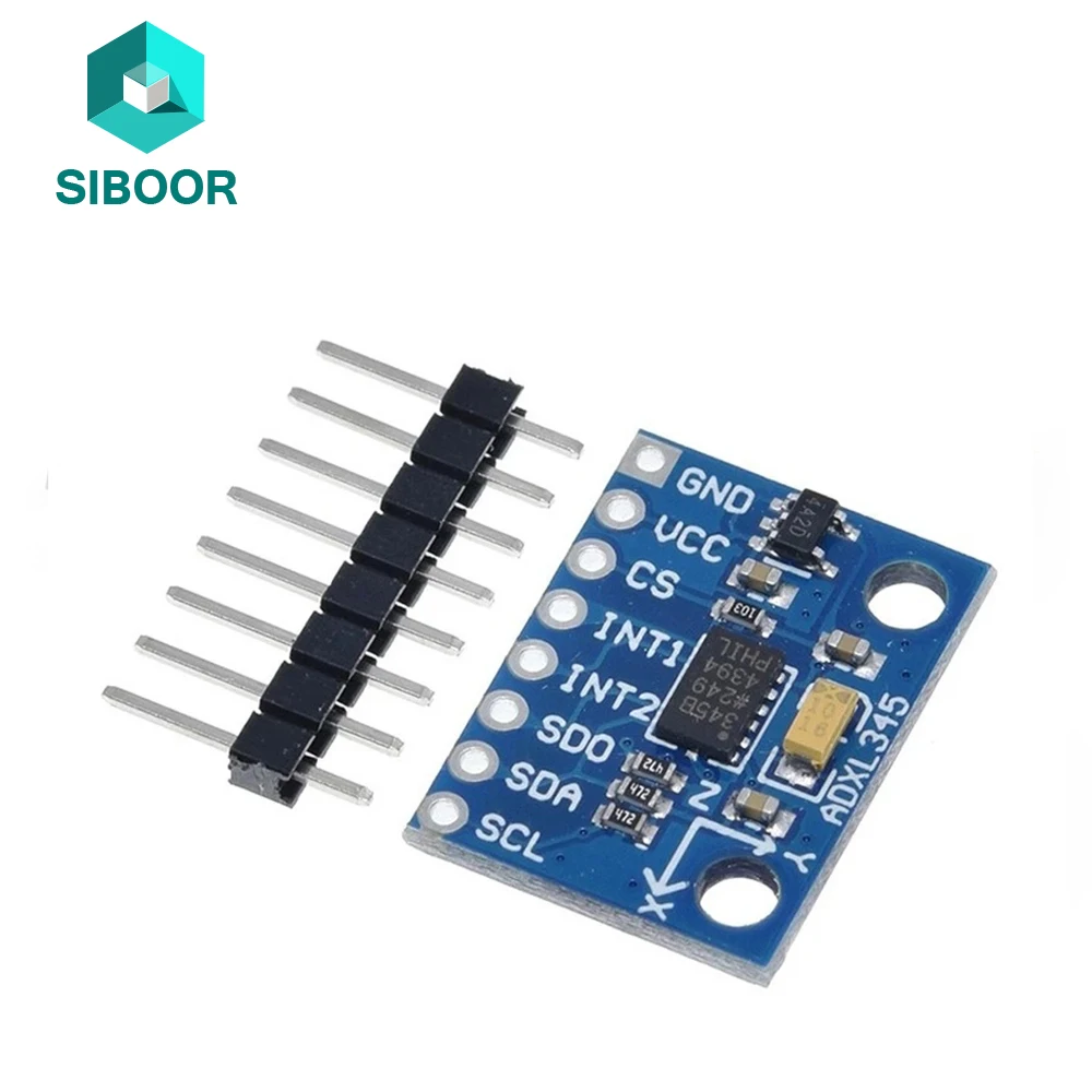 1PC Gravity Sensor GY-291 ADXL345 Digital Three-axis Acceleration of Gravity Tilt Module IIC SPI Tansmission Klipper Module