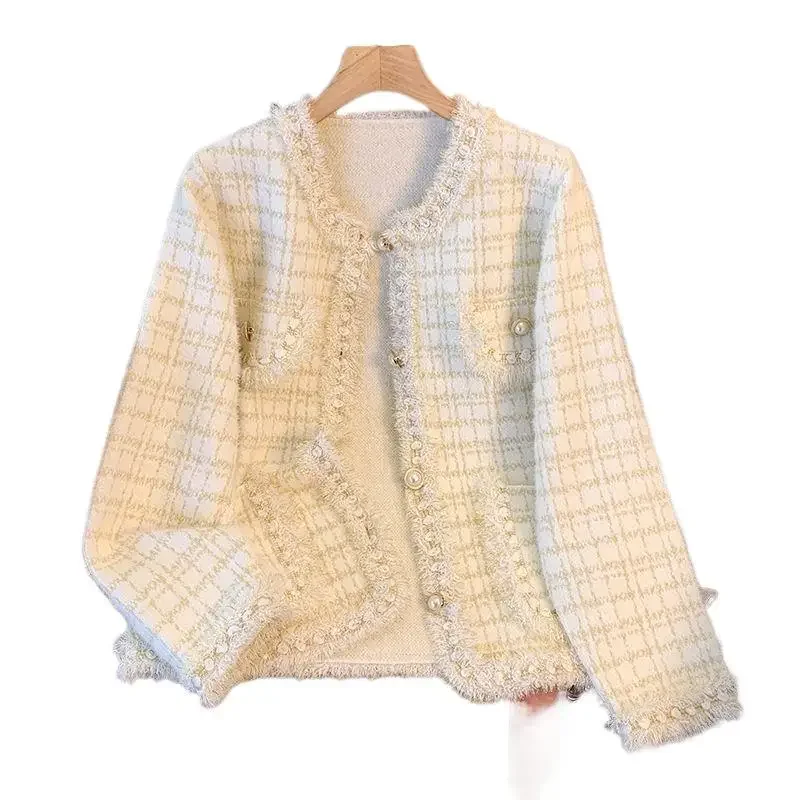 French round Neck Short Women's Jacket New Fashion Spring New Style Top Trendy Outerwear Casual Female Coat Spring Autumn - Image 5