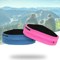 Trail Running Waist Bag Anti-loss Keychain Reflective Jogging Marathon Waist Pack Gym Fitness Phone Holder Belt Bag