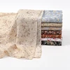 145cm Floral Printed Square Scarf Chiffon Headband Scarf For Muslim Woman Hijabs Shawls Lady Casual Wraps Ethnic Islam Turban 1