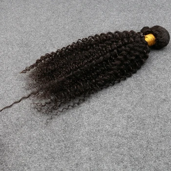 Extensioni di Capelli Umani Afro Kinky Curly, Capelli Indiani Grezzi 4B 4C, Naturali Vergini Ricci Morbidi, Trama di Capelli Umani Veri