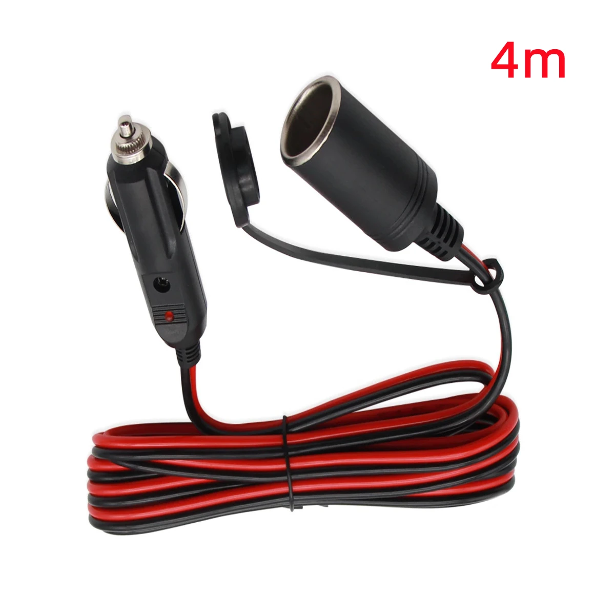 12v 24v 20a Car Cigarette Lighter Extension Cord 3m/4m/6m Car Splitter  Charger Cable Socket Plug Auto Accessories - Cables, Adapters & Sockets -  AliExpress