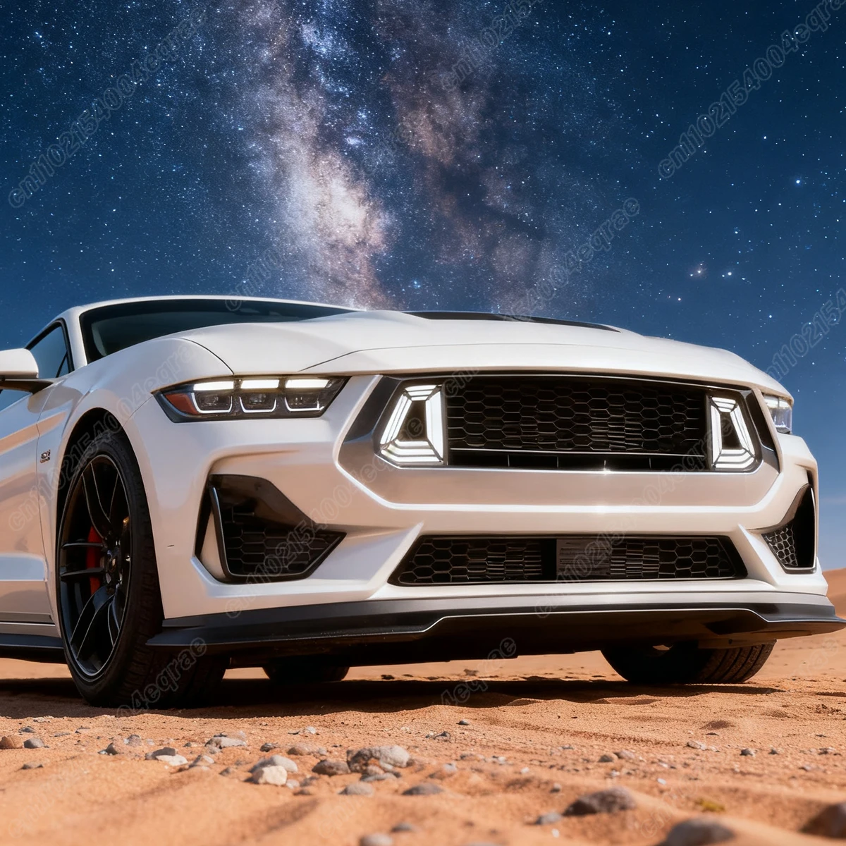 포드 머스탱 S650 GT 2024 2025 RTR 스타일 프론트 센터 로워 그릴 범퍼 그릴 바디 장식 개조 키트