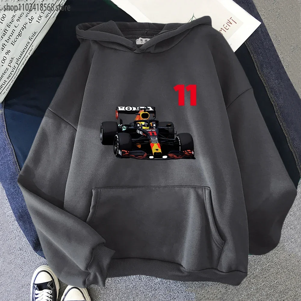 Mini F1 Car 11 Hoodies Hot Game Sweatshirts Cool Mens Clothes Men Women Harajuku Fashion Streetwear Male Y2k Tops Male Female