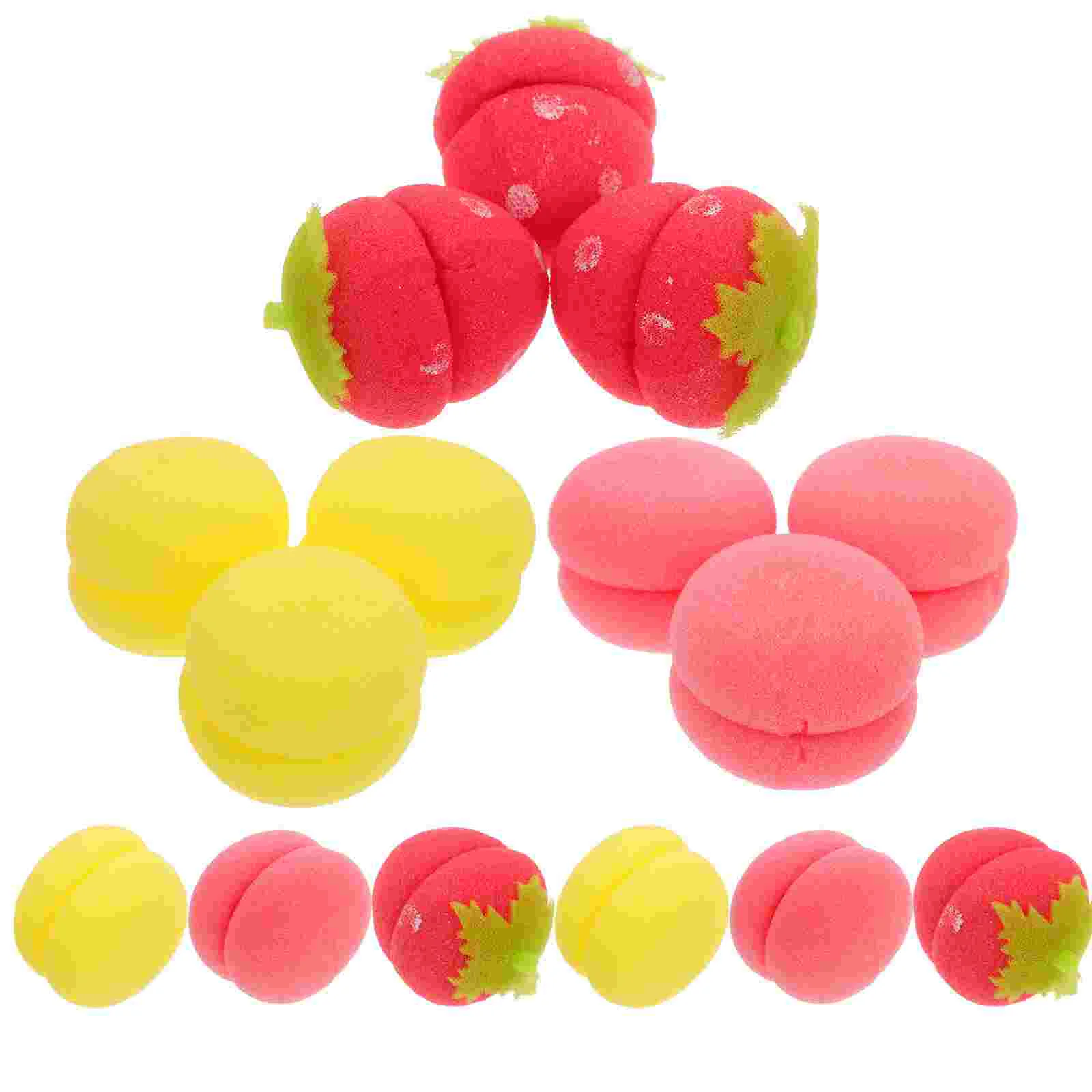 

18 Pcs Sponge Curler Women Hair Volume Tool Curling Tools Styling Roller Self DIY Hairdressing Bangs