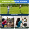 2 Pack Bow and Arrow for Kids, LED Light Up Archery Set with 24 Suction Cup Arrows Indoor Outdoor Sport Gifts for Boys Girls 5