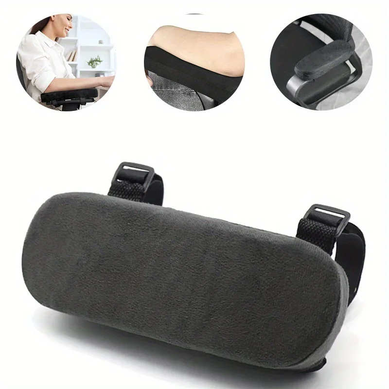 Universal Desk Chairs Memory Foam Armrest Pads for Office Chair Elbow Support Cushion and Arm Pressure Relief for Home Supplies 5