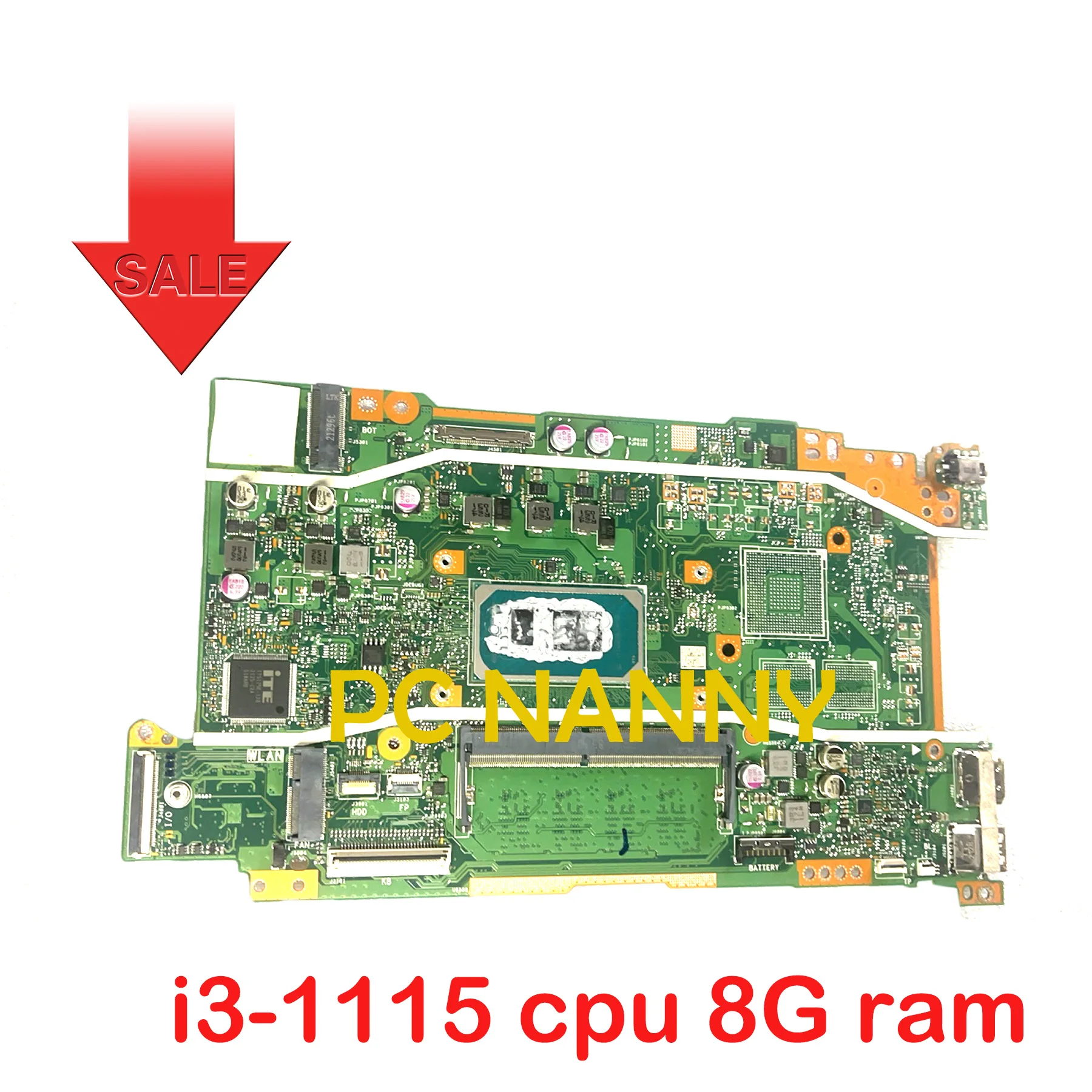 

PCNANNY for ASUS V4200 X415EA laptop motherboard i3-1115 cpu 8G ram
