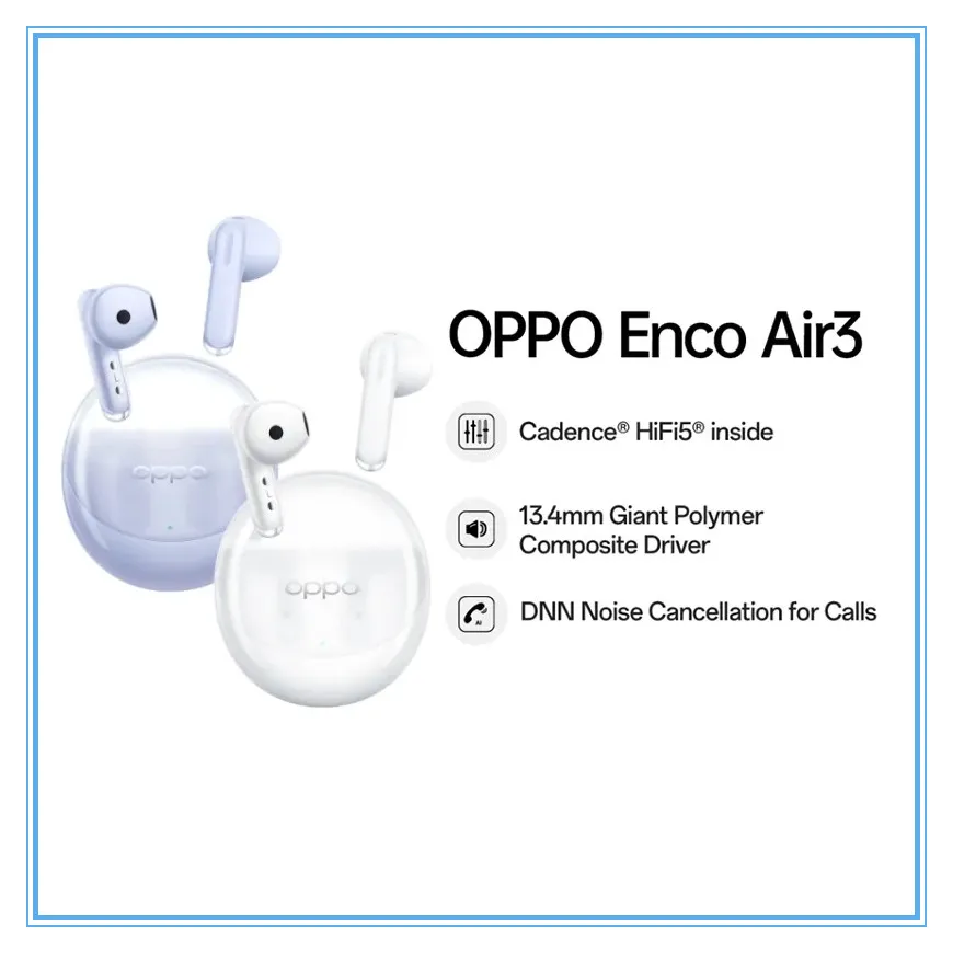 OPPO Enco Air 3 True Wireless Headset Long Standby Sports Game Noise  Cancelling