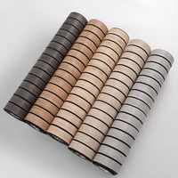 สติ๊กเกอร์ติดผนังลายไม้หนาแบบมีกาวในตัว วอลเปเปอร์กันน้ำสำหรับพื้นและเพดาน ผนังห้องนั่งเล่น 1