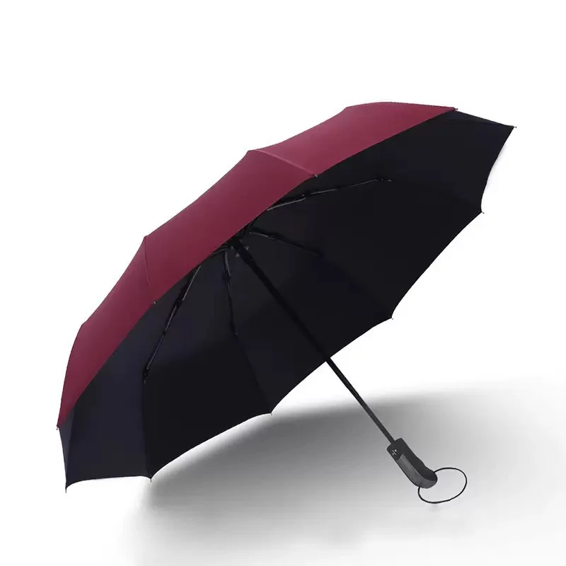 Durable Wind-Resistant UV Protection Umbrella - Large Folding Design