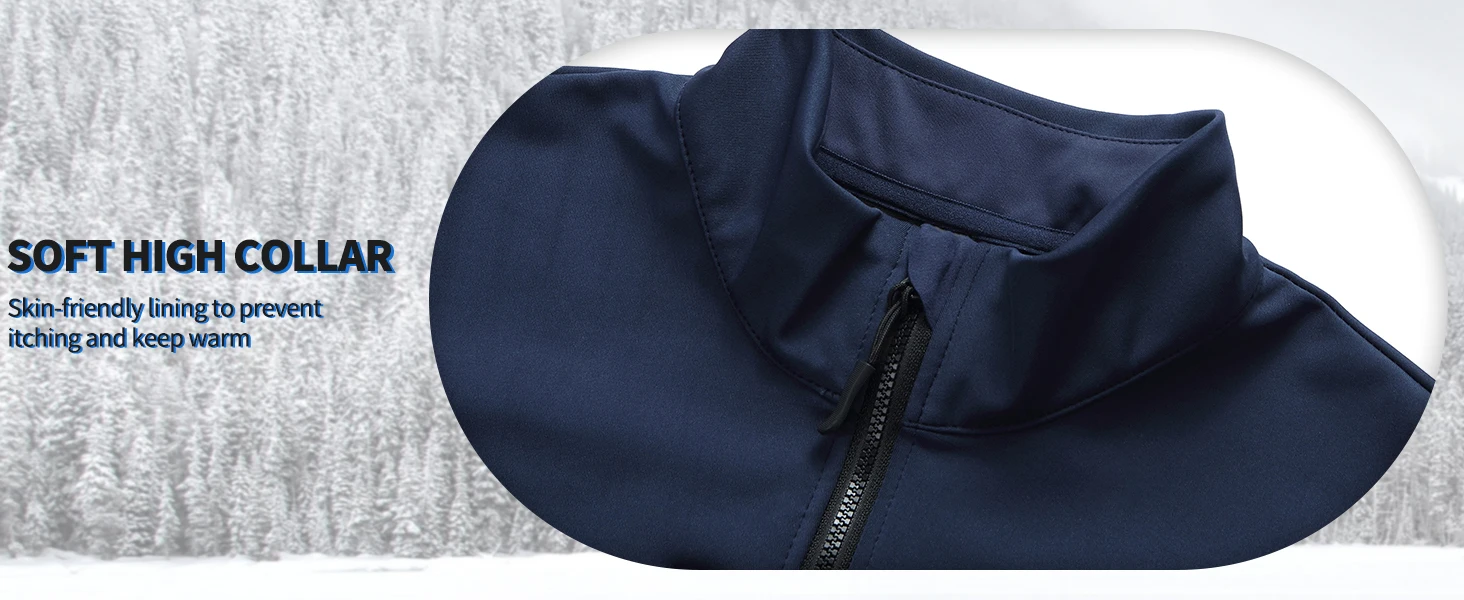 WOSAWE Herren Winter Radfahren Fahrradjacken Winddichte Softshell Thermo-Fahrradbekleidung für Herren Warme Fleece-Rennrad-Windjacke – Detail 9
