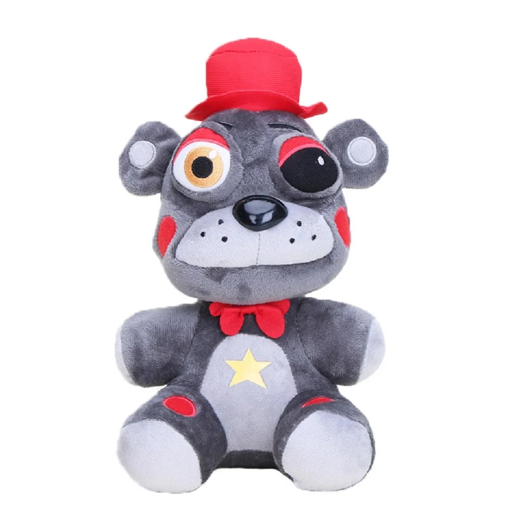 thumbnail image 1 of Peluche de FNAF Freddy de 18/30 cm, animales de peluche y de peluche, oso, conejo, juego Fnaf Five Night At Freddy, juguetes de cumpleaños para niños, 1 of 5